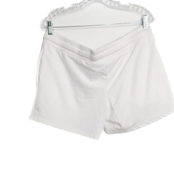 Disney Size XL(15/17) Womens White Cotton Shorts W/ Mickey & Friends Print Adjus - Picture 5 of 8